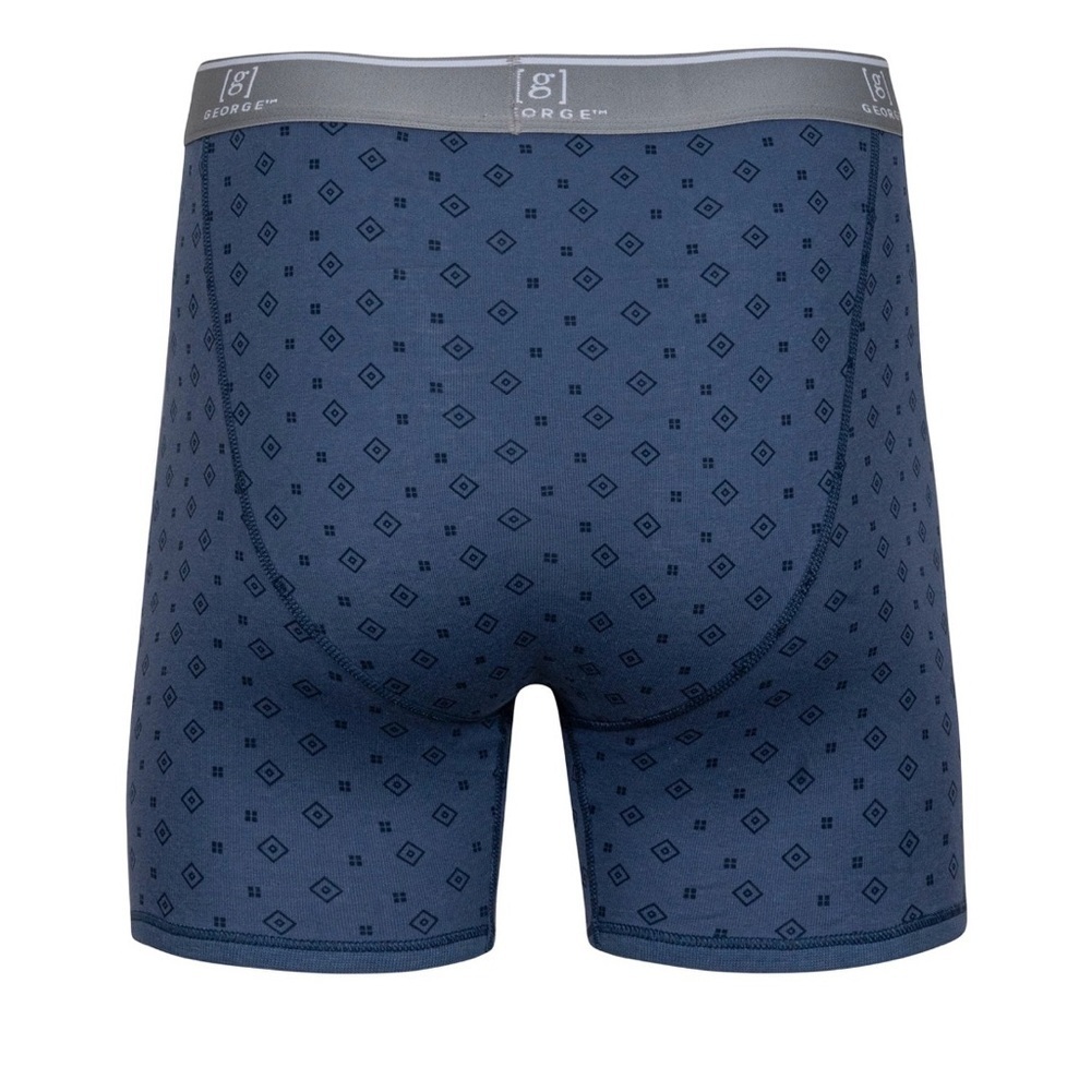 George Men's Regular Leg Boxer Briefs, 6-Pack - Picture 4 of 6